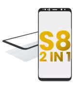 Samsung Galaxy S8 ile İle Uyumlu Uyumlu OCA Önceden Kurulu 2'si 1 Arada Ön Cam - Görsel 6