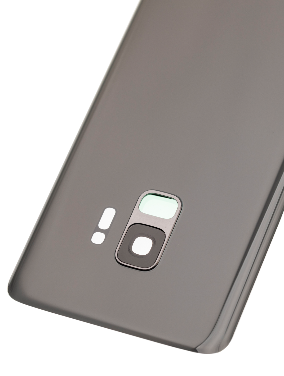 Samsung Galaxy S9 Arka İle Uyumlu Kapak Camı Kamera Lensiyle  (Aftermarket Plus) (Gümüş) - Görsel 5