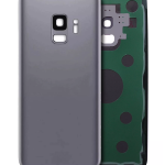 Samsung Galaxy S9 Arka İle Uyumlu Kapak Camı Kamera Lensiyle Uyumlu (Servis Paketi) (Gece ​​Yarısı Siyahı)