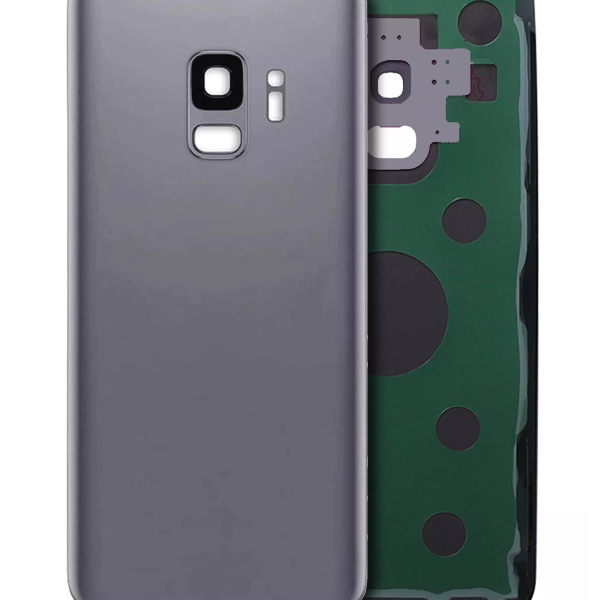 Samsung Galaxy S9 Arka İle Uyumlu Kapak Camı Kamera Lensiyle Uyumlu (Servis Paketi) (Gece ​​Yarısı Siyahı)