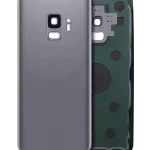 Samsung Galaxy S9 Arka İle Uyumlu Kapak Camı Kamera Lensiyle Uyumlu (Servis Paketi) (Titanyum Gri)