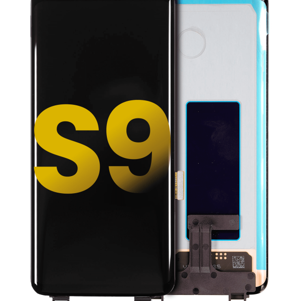 Samsung Galaxy S9 İle Uyumlu Çerçevesiz ekran Orijinal Ekranı Orijinal (Gece ​​Yarısı Siyahı)