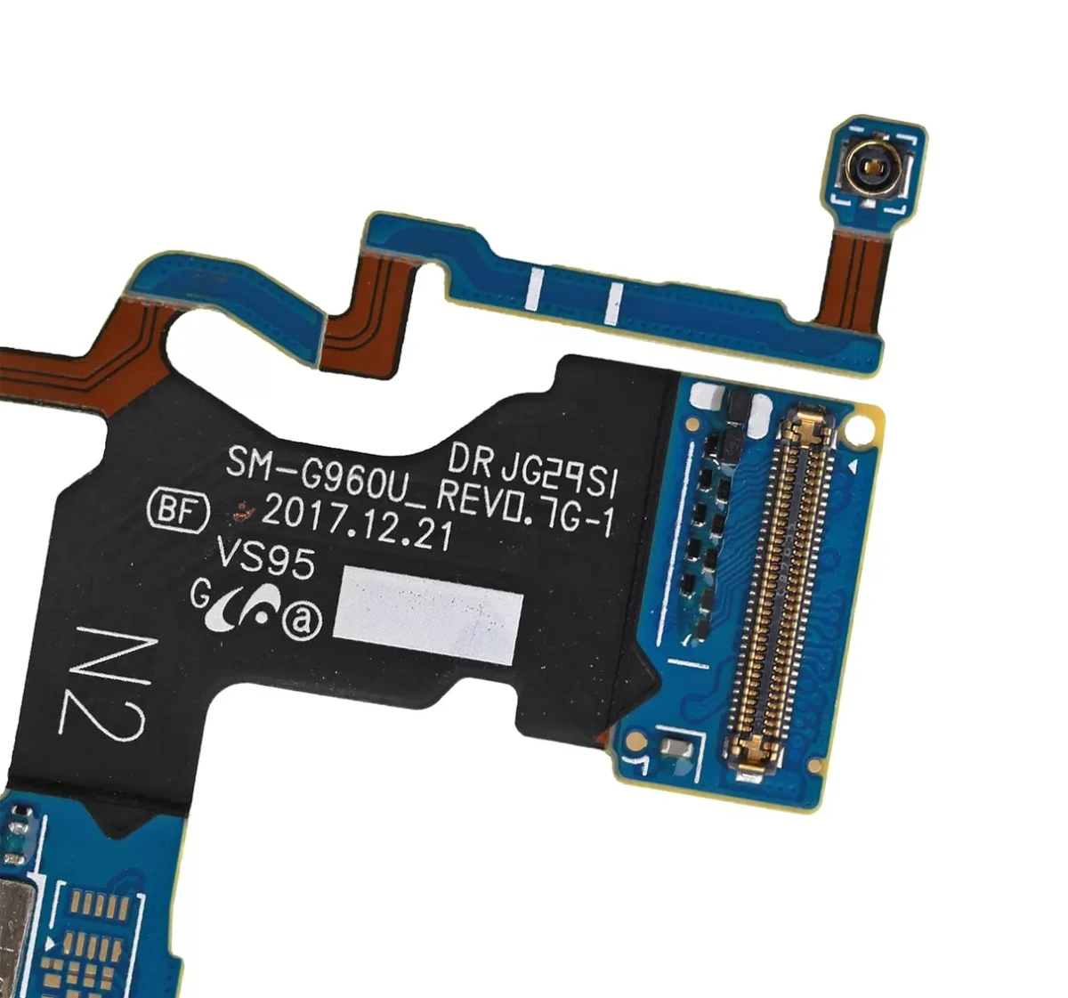 Samsung Galaxy S9 İle Uyumlu (G960U) (ABD Sürümü) (Servis Paketi) Flex Kablolu Şarj Portu - Görsel 3