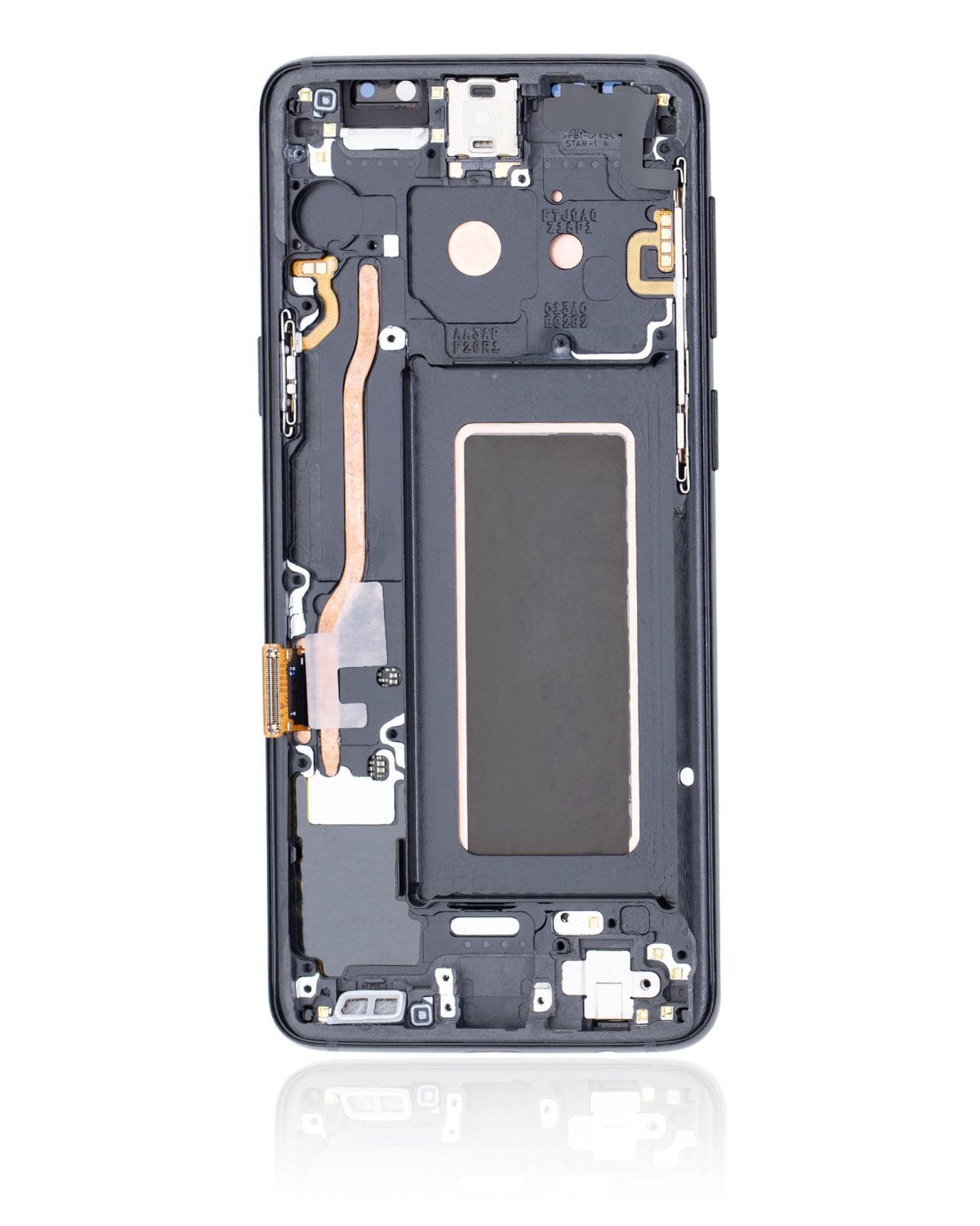 Samsung Galaxy S9 İle Uyumlu İçin Çerçeveli ekran Orijinal Ekranı (Leke: Sınıf D) (Gece ​​Yarısı Siyahı) - Görsel 3