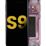 Samsung Galaxy S9 İle Uyumlu İçin Çerçeveli ekran Orijinal (Leylak Moru)  Orijinal Ekranı