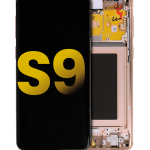 Samsung Galaxy S9 İle Uyumlu İçin Çerçeveli ekran Orijinal (Sunrise Gold)  Orijinal Ekranı Uyumlu