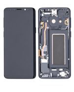 Samsung Galaxy S9 İle Uyumlu İçin Çerçeveli ekran (Service Pack) (Gece ​​Yarısı Siyahı)  Orijinal Ekranı - Görsel 2