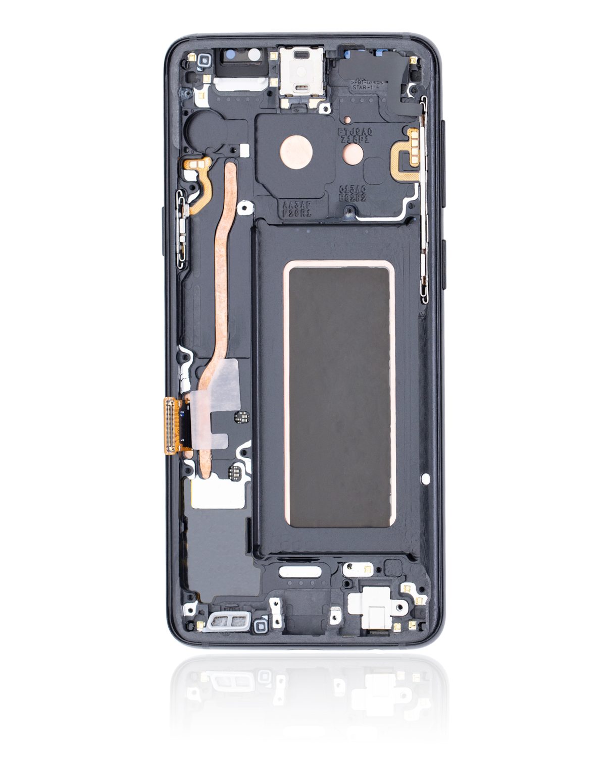Samsung Galaxy S9 İle Uyumlu İçin Çerçeveli ekran (Service Pack) (Gece ​​Yarısı Siyahı)  Orijinal Ekranı - Görsel 3
