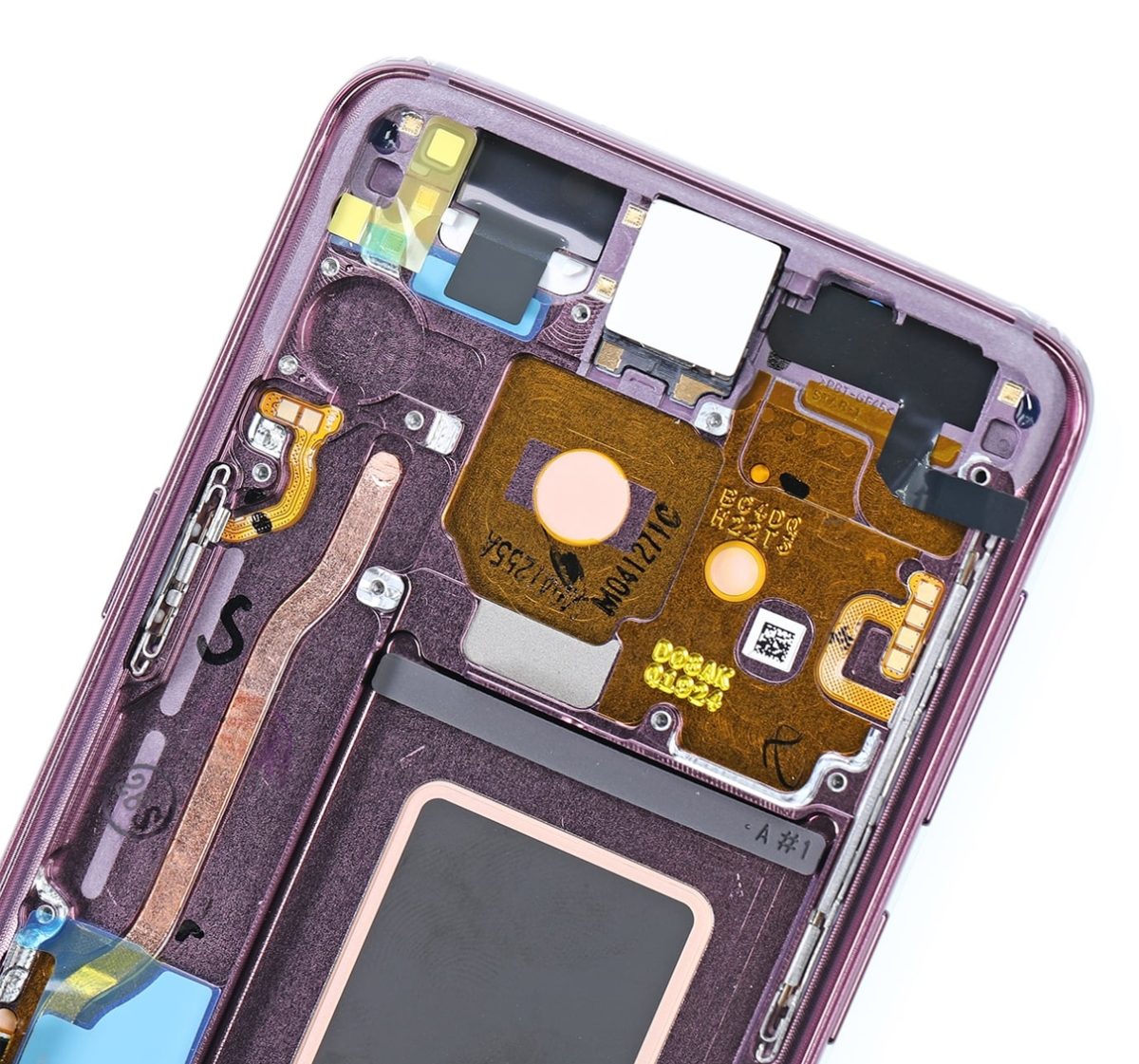 Samsung Galaxy S9 İle Uyumlu İçin Çerçeveli ekran (Service Pack) (Leylak Moru)  Orijinal Ekranı - Görsel 4