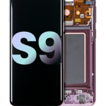 Samsung Galaxy S9 İle Uyumlu İçin Çerçeveli ekran (Service Pack) (Leylak Moru)  Orijinal Ekranı