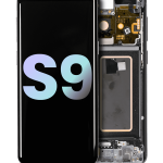 Samsung Galaxy S9 İle Uyumlu İçin Çerçeveli ekran (Service Pack) (Titanyum Gri)  Orijinal Ekranı Uyumlu