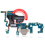 Samsung Galaxy S9 İle Uyumlu İçin Esnek (G960F) (Uluslararası Sürüm)  Kablolu Şarj Portu Uyumlu