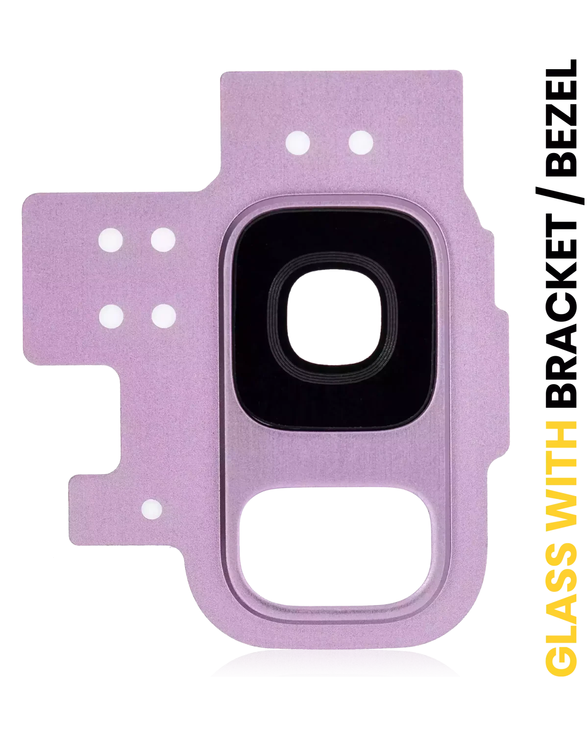 Samsung Galaxy S9 İle Uyumlu Kamera Camı Set Full (Leylak Moru) - Görsel 6