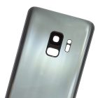 Samsung Galaxy S9 İle Uyumlu Kamera Lensli Arka Kapak Camı  (Aftermarket Plus) (Titanyum Grisi) - Görsel 5