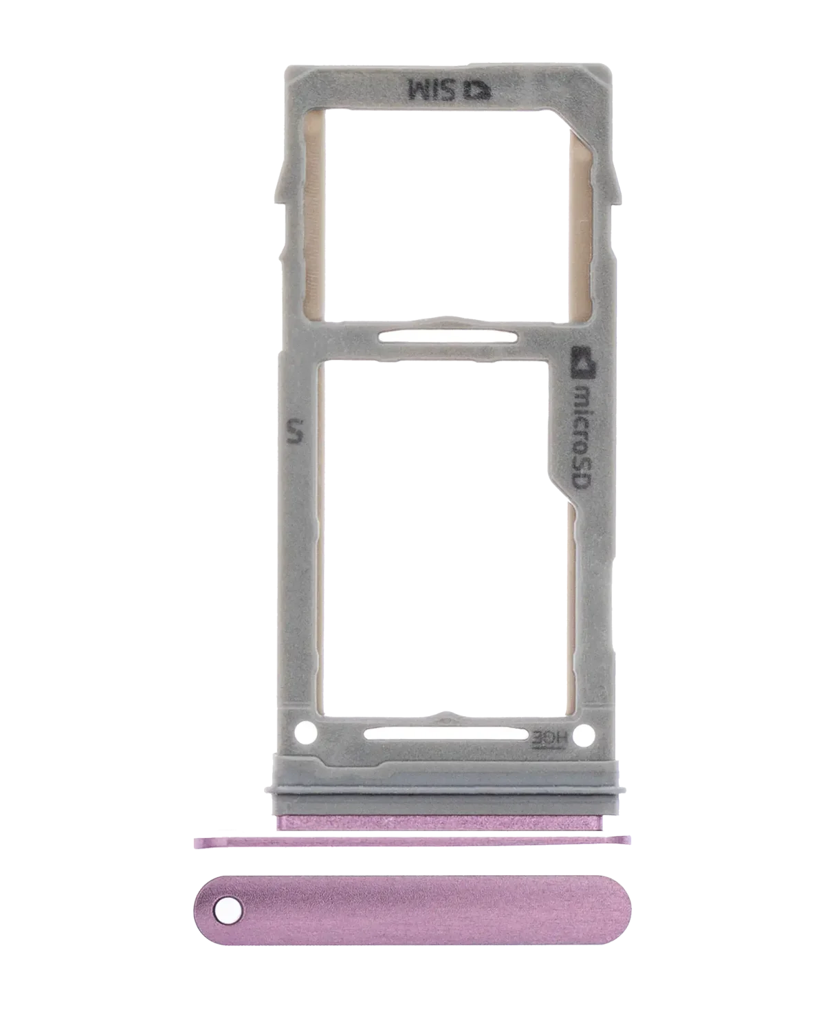 Samsung Galaxy S9 İle Uyumlu Tek Sim Kart Tepsisi (Leylak Mor)