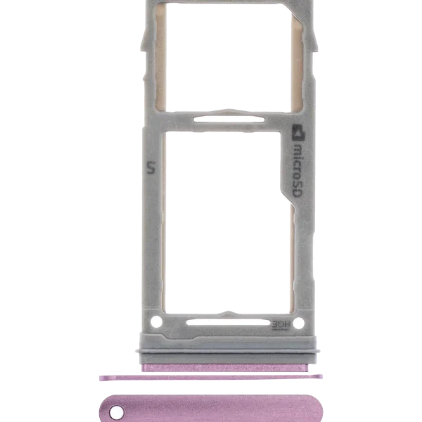 Samsung Galaxy S9 İle Uyumlu Tek Sim Kart Tepsisi S9 Plus (Leylak Mor)