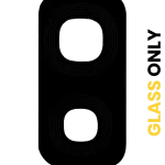 Samsung Galaxy S9 Plus İle Uyumlu Arka Kamera Lensi (Sadece Cam) Yapışkanlı (Tüm Renkler)