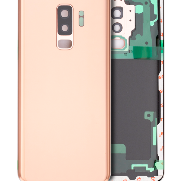 Samsung Galaxy S9 Plus İle Uyumlu Arka Kapak Camı Kamera Lensiyle  (Gündoğumu Altını)