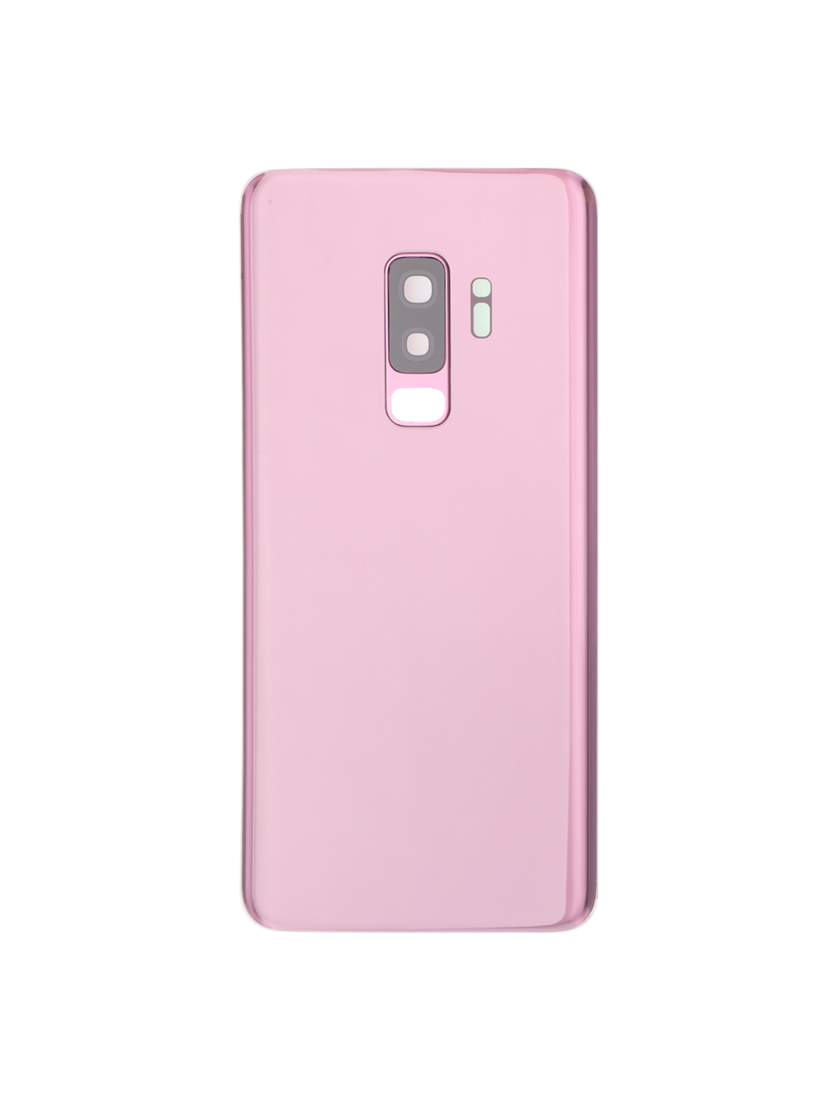 Samsung Galaxy S9 Plus İle Uyumlu Arka Kapak Camı Kamera Lensiyle  (Leylak Mor) - Görsel 3
