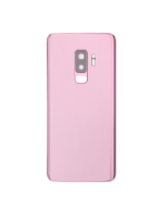 Samsung Galaxy S9 Plus İle Uyumlu Arka Kapak Camı Kamera Lensiyle  (Leylak Mor) - Görsel 3