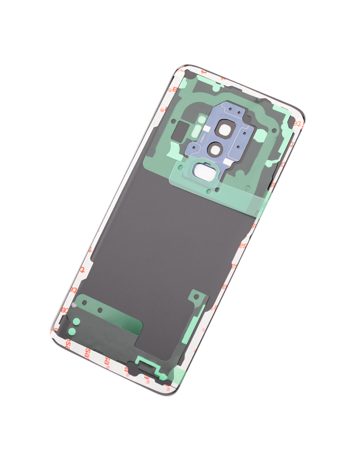 Samsung Galaxy S9 Plus İle Uyumlu Arka Kapak Camı Kamera Lensiyle  (Mercan Mavisi) - Görsel 3