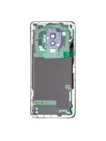Samsung Galaxy S9 Plus İle Uyumlu Arka Kapak Camı Kamera Lensiyle (Service Pack) (Mercan Mavisi) - Görsel 2