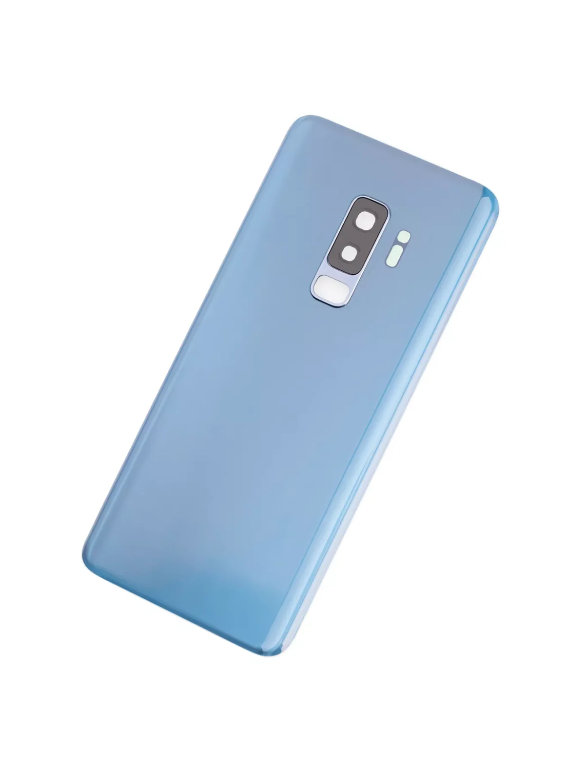 Samsung Galaxy S9 Plus İle Uyumlu Arka Kapak Camı Kamera Lensiyle (Service Pack) (Mercan Mavisi) - Görsel 3