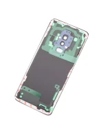 Samsung Galaxy S9 Plus İle Uyumlu Arka Kapak Camı Kamera Lensiyle (Service Pack) (Mercan Mavisi) - Görsel 4