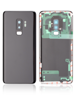 Samsung Galaxy S9 Plus İle Uyumlu Arka Kapak Camı Kamera Lensiyle Uyumlu (Servis Paketi) (Gece ​​Yarısı Siyahı) - Görsel 2