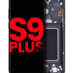 Samsung Galaxy S9 Plus İle Uyumlu İçin Çerçeveli ekran (Aftermarket Plus) (Gece ​​Yarısı Siyahı)