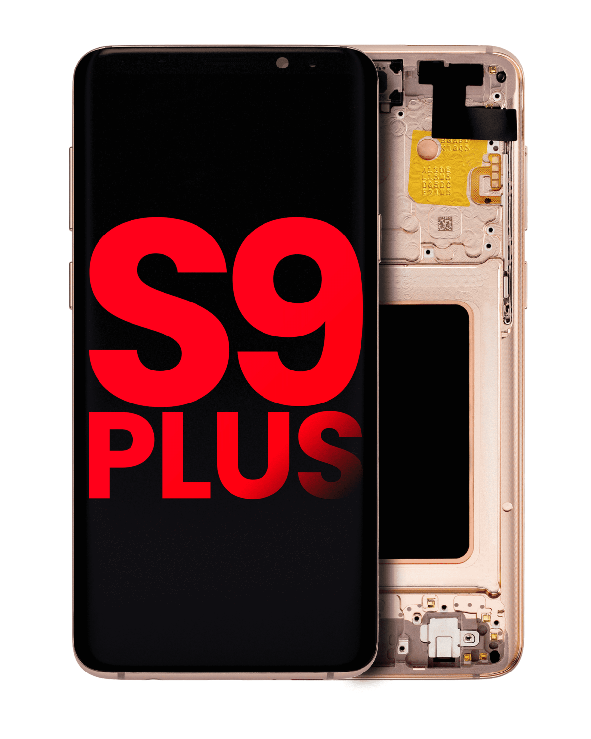 Samsung Galaxy S9 Plus İle Uyumlu İçin Çerçeveli ekran (Aftermarket Plus) (Sunrise Gold) - Görsel 5