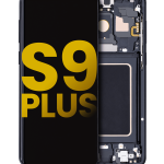 Samsung Galaxy S9 Plus İle Uyumlu İçin Çerçeveli ekran Orijinal (Gece ​​Yarısı Siyahı)  Orijinal Ekranı