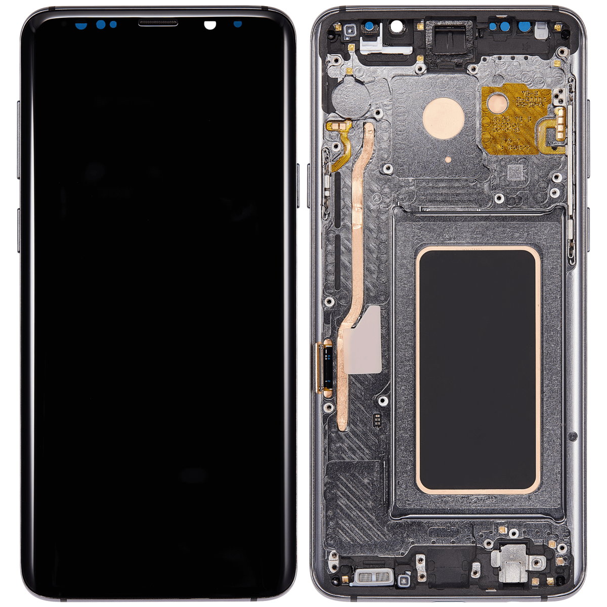 Samsung Galaxy S9 Plus İle Uyumlu İçin Çerçeveli ekran Orijinal (Titanyum Gri)  Orijinal Ekranı - Görsel 2