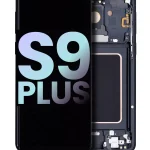 Samsung Galaxy S9 Plus İle Uyumlu İçin Çerçeveli ekran (Service Pack) (Gece ​​Yarısı Siyahı)  Orijinal Ekranı
