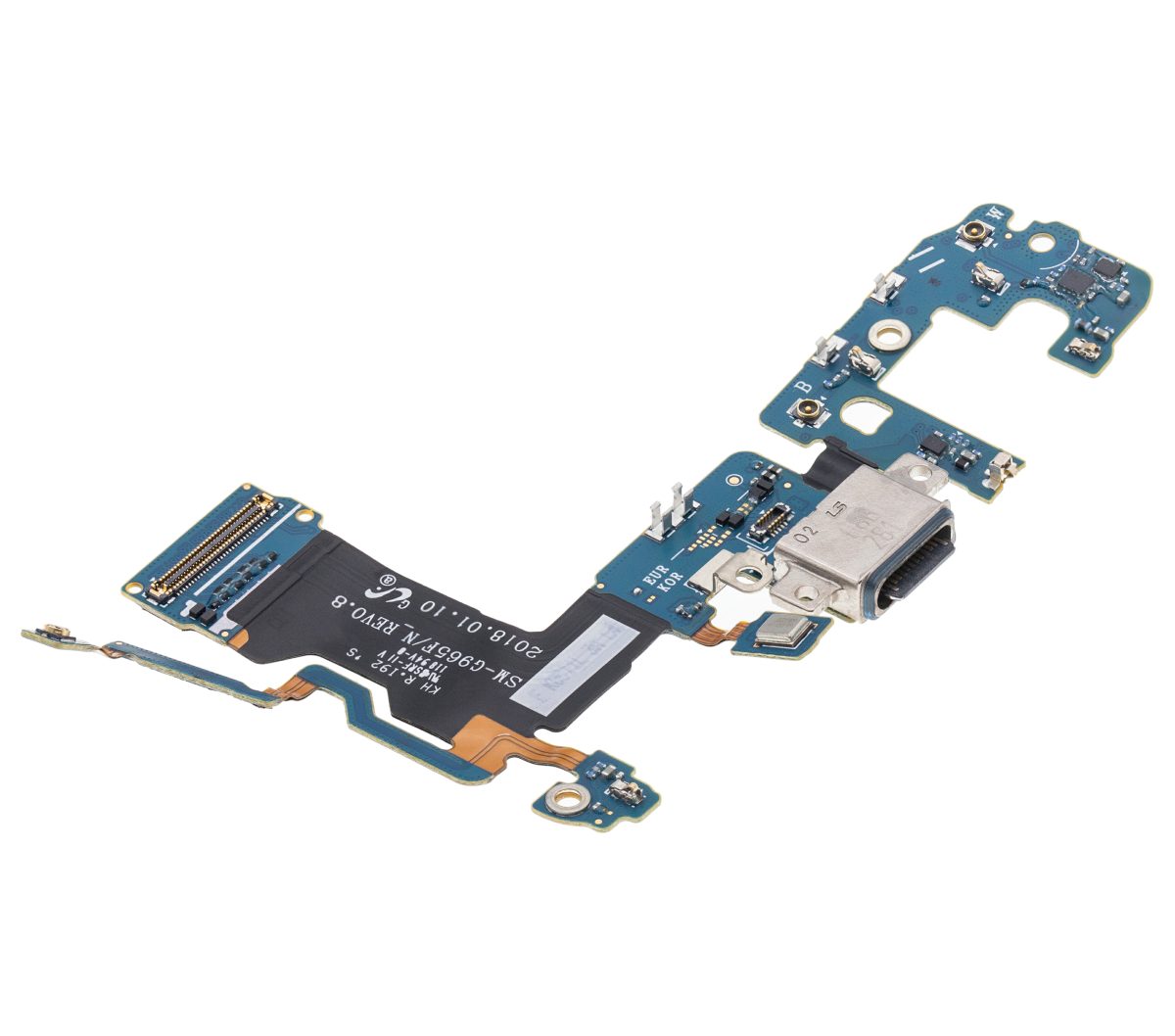 Samsung Galaxy S9 Plus İle Uyumlu İçin Esnek (G965F) (Uluslararası Sürüm)  Kablolu Şarj Portu Uyumlu - Görsel 6