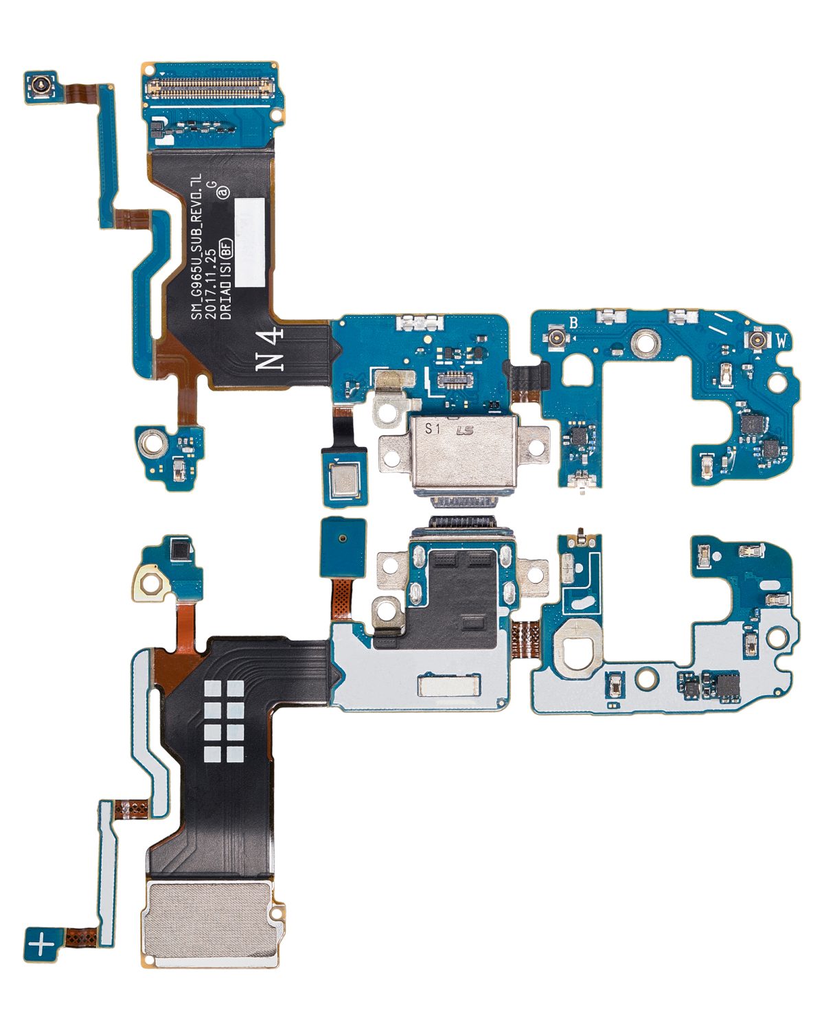 Samsung Galaxy S9 Plus İle Uyumlu İçin Esnek (G965U) (ABD Sürümü)  Kablolu Şarj Portu Uyumlu - Görsel 2