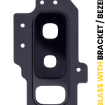 Samsung Galaxy S9 Plus İle Uyumlu Kamera Camı Set Full (Siyah)