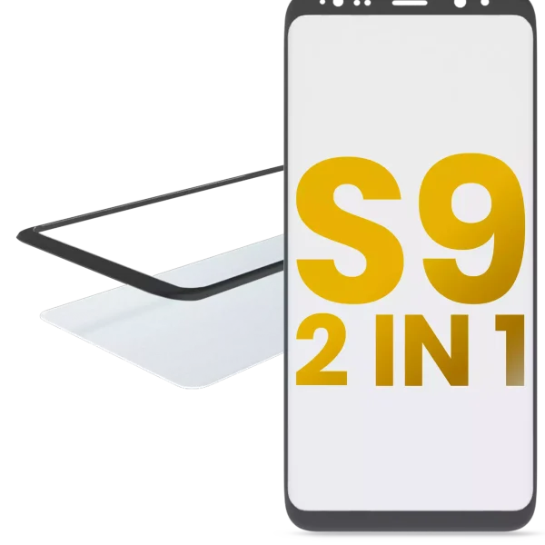 Samsung Galaxy S9 ile İle Uyumlu Uyumlu OCA Önceden Kurulu 2'si 1 Arada Ön Cam