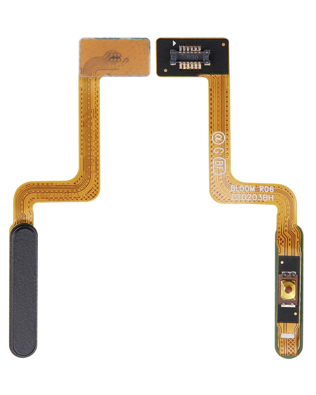 Samsung Galaxy Z Flip 4G (F700) / Z Flip 5G (F707) (Ayna Siyahı) Flex Kablolu Parmak İzi Okuyucu - Görsel 2