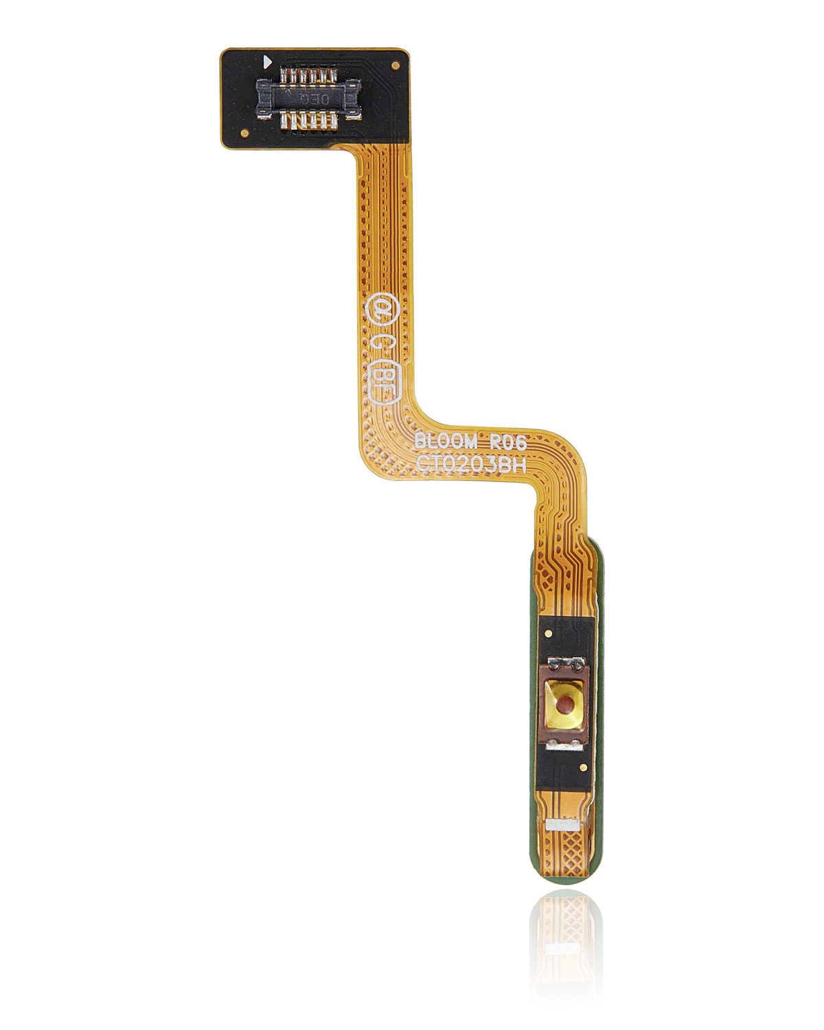 Samsung Galaxy Z Flip 4G (F700) / Z Flip 5G (F707) (Ayna Siyahı) Flex Kablolu Parmak İzi Okuyucu - Görsel 3