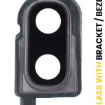 Samsung Galaxy Z Flip 4G (F700) / Z Flip 5G (F707) (Gizemli Gri) için Braket / Çerçeve ile Arka Kamera Lensi Uyumlu