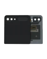 Samsung Galaxy Z Flip 4G (F700) / Z Flip 5G (F707) (Servis Paketi) (Ayna Siyahı) İle Uyumlu Çerçeveli ekran Dış Orijinal Ekranı - Görsel 2