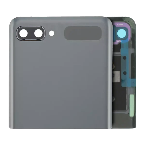 Samsung Galaxy Z Flip 4G (F700) / Z Flip 5G (F707) (Servis Paketi) (Gizemli Gri) İçin Çerçeveli ekran Dış Orijinal Ekranı