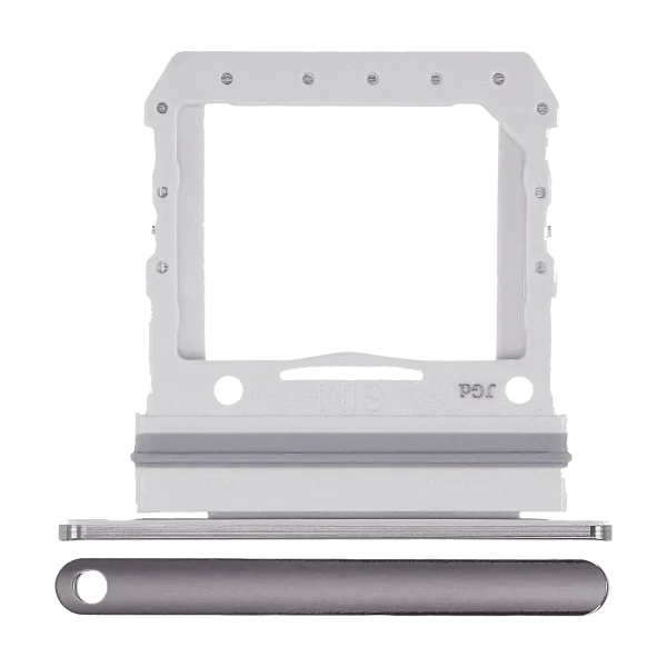 Samsung Galaxy Z Flip 4G İle Uyumlu Tek Sim Kart Tepsisi (F700) / Z Flip 5G İle Uyumlu (F707) (Gizemli Gri)
