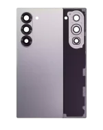 Samsung Galaxy Z Fold 6 5G Arka Kapak Camı Kamera Lensiyle (Aftermarket Plus) (Gümüş Gölge) İle Uyumlu