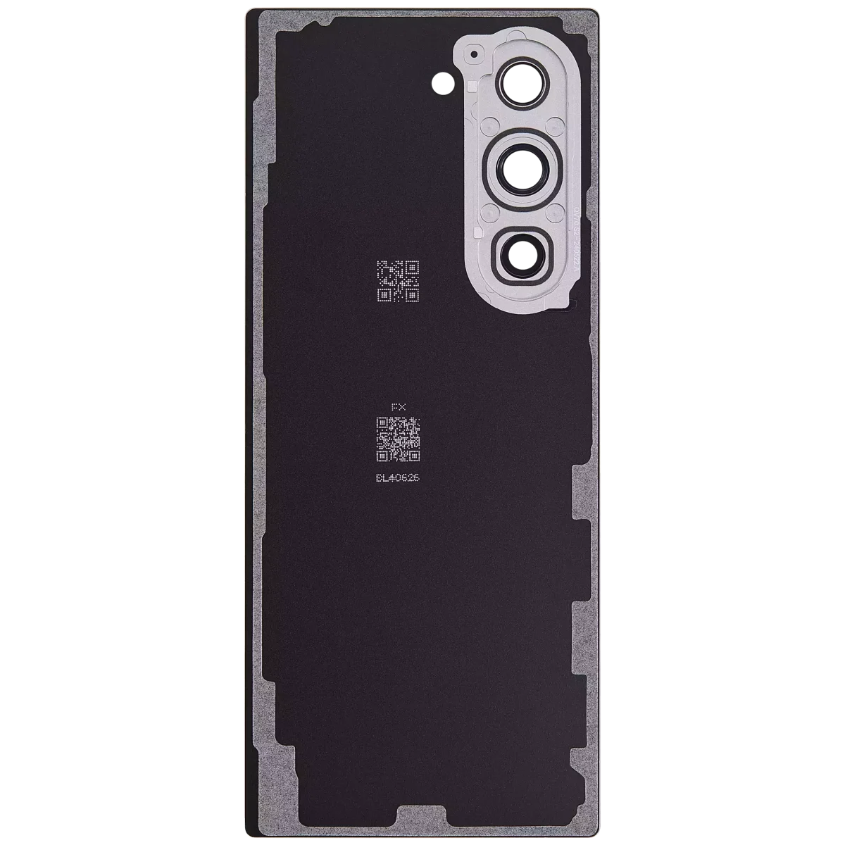 Samsung Galaxy Z Fold 6 5G Arka Kapak Camı Kamera Lensiyle (Aftermarket Plus) (Gümüş Gölge) İle Uyumlu - Görsel 4