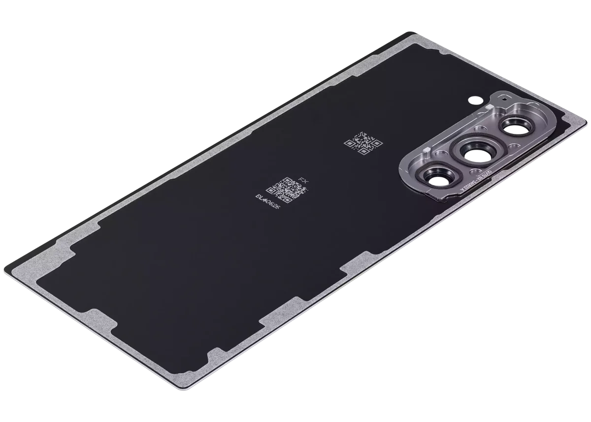 Samsung Galaxy Z Fold 6 5G Arka Kapak Camı Kamera Lensiyle (Aftermarket Plus) (Gümüş Gölge) İle Uyumlu - Görsel 6