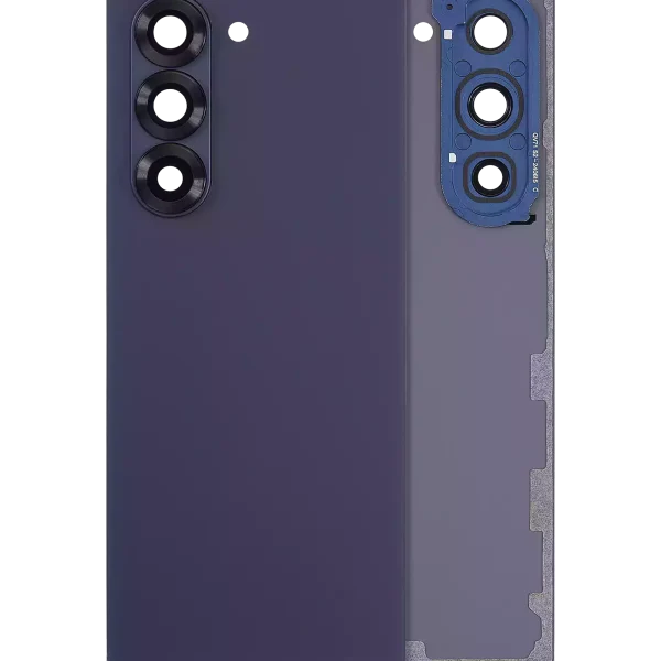 Samsung Galaxy Z Fold 6 5G Arka Kapak Camı Kamera Lensiyle (Aftermarket Plus) (Lacivert) İle Uyumlu