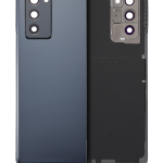 Samsung Galaxy Z Fold 6 5G Arka Kapak Camı Kamera Lensiyle (Aftermarket Plus) (Mystic Black)