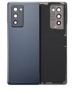 Samsung Galaxy Z Fold 6 5G Arka Kapak Camı Kamera Lensiyle (Aftermarket Plus) (Mystic Black)